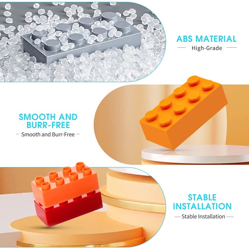 WYSWYG 320 Building Blocks, 2 x 4 Classic Bricks, High