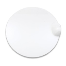 Fuel Tank Door Cover for 2015-2020 Ford F-150, 17-25 F-150 Raptor Fuel Filler Door Gas Cap Replace# FL3Z-99405A26-BPTM (White)