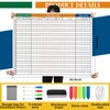 Lincia Extra Large Project Management Make Ready White Board Kit,