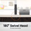 Superio 18" Horsehair Swivel Broom, Rotating Broom with Telescopic Handle