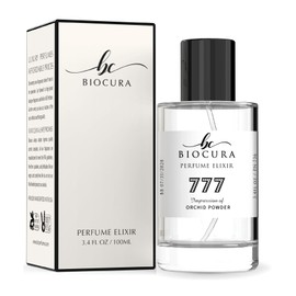 BIOCURA BC Perfume 777 Inspired by Orchid Powder For Women & Men Replica Fragrance Dupes Eau de Parfum Spray Bottle 3.4 Fl Oz/100ml-X1