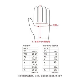 Elf EG-W522 Motorcycle Gloves, Autumn/Winter Model, Premium Winter Gloves, L Size, Black