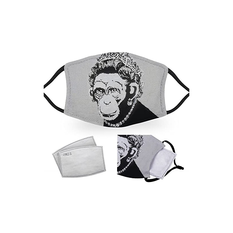 Banksy Chimp Queen - Child Face Masks - 2 Filters