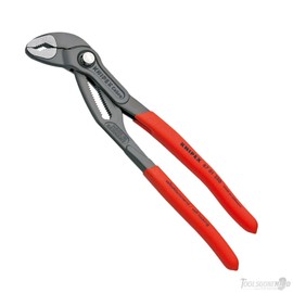 knipex 12" in.water pump pliers wrench grip teeth pushbutton k-87-01-300-sb