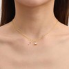 Sistble Tiny Diamond Necklaces for Women Trendy 14K Gold Plated