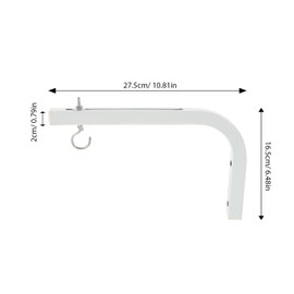 jojofuny 1pair Projector Screen Bracket Shaped Wall Mount Hooks for Construction Compatible Projector Screens Easy to Install