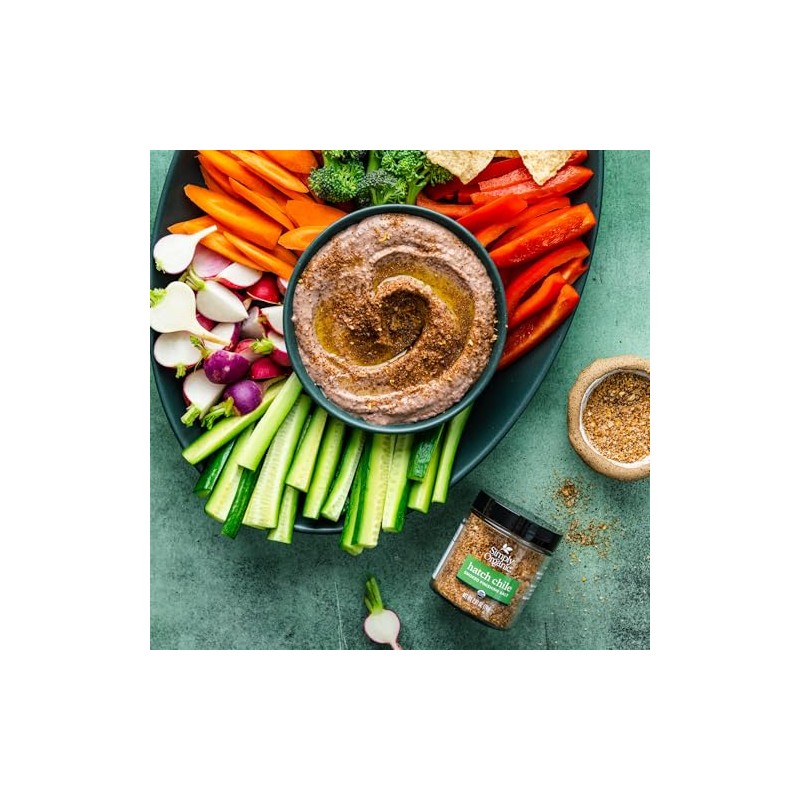 Simply Organic Hatch Chile Finishing Salts, 2.61 Ounce