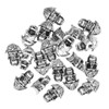 20PCS Beard Beads with Holes Dreadlock Ornaments DIY Vikings Beard