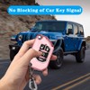 QBUC Jeep Key Fob Cover With Keychain, Flip Key Case