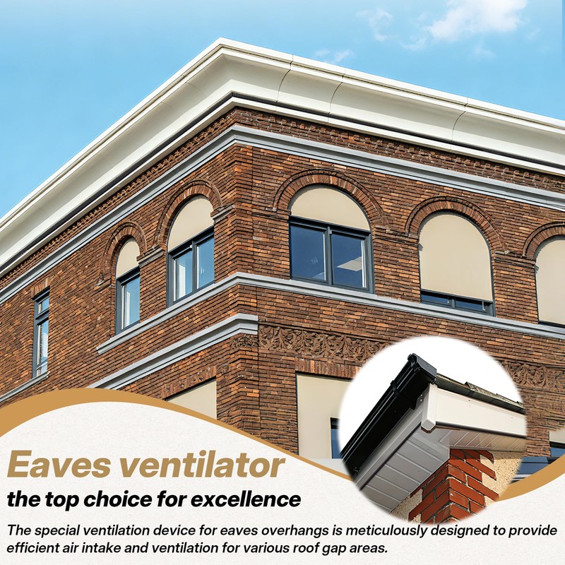 SFNSM 30pcs Continuous Soffit Vents Exterior Under Eave - 39.5"