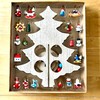Small Wooden Christmas Tree with Wooden Tree Hanger Height 25