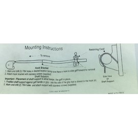 Deep Blue Gaff Mounting Bracket for 3-Inch Gaff
