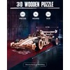 ROKR 3D Wooden Puzzle 1:18 Scale Formula Racing Cars for