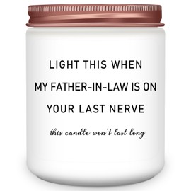 HOMSOLVER Gifts for Mother in Law, Mother in Law Birthday Gifts, Mothers Day Christmas Gifts for Mother-in-Law, Mother in Law Anniversary Retirement Candles Gifts from Daughter Son in Law