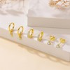 Ritach Gold Dainty Cartilage Earrings Set for Women Hypoallergenic Stud