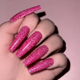 Kiara Sky Diamond FX Reflective Gel Polish (Dragonfruit)
