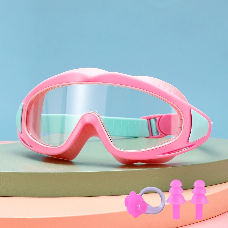 Kids Anti-Fog Swimming Goggles for Pool & Beach – Wide-View