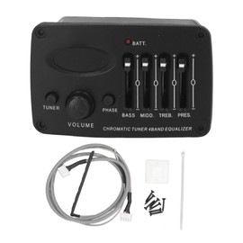Acoustic Guitar 4 Band Equalizer EQ Preamps Piezo Pickup Chromatic Tuner System HSY‑400D