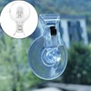 Pack of 12 Transparent Suction Cup Clips, Suction Cups for