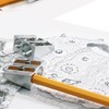 Pack of 4 Pencil Sharpeners - 4 x Traditional Double
