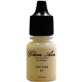 Glam Air Airbrush E1 Fair Gold Eye Shadow Water-based Makeup 0.25oz
