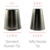 Nifty Nozzles Mini Russian 13 pc Piping Tip Set, Sugar