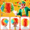 Cheloveer 5 Pieces Clown Costume, Clown Costume, Children's Clown Accessories,