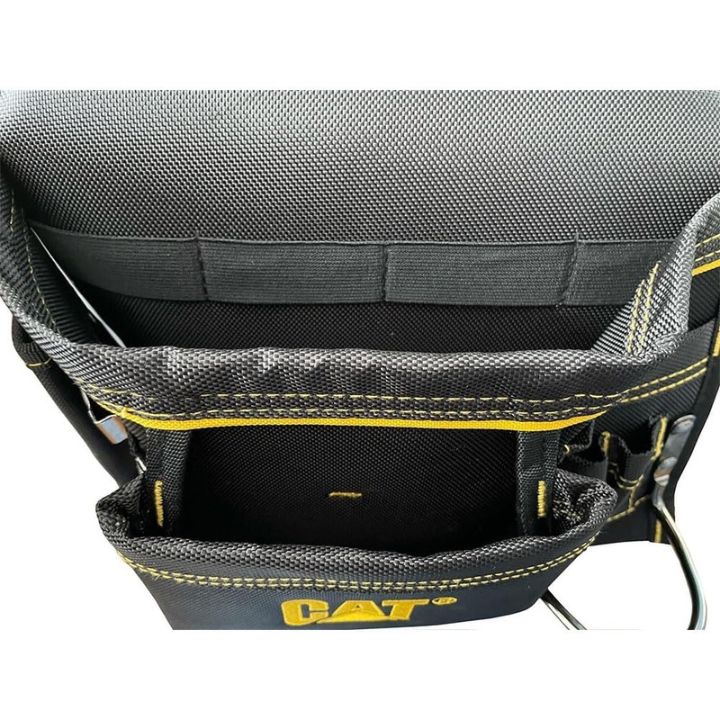 CAT Heavy Duty Black Polyester Belt Loop Hook Tool Bag