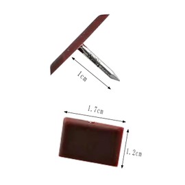 100pcs Nail-On Drawer Slides – Brown Plastic Furniture Glides for Smooth Drawer Movement, Easy Installation with Included Nails (1.7x1.2cm, 1cm Nails)