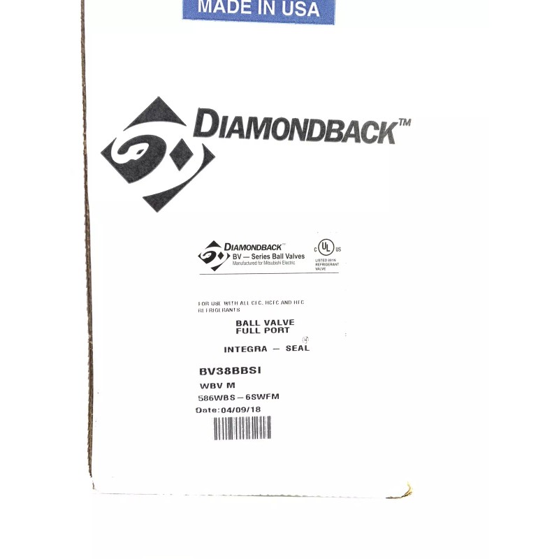 CFC, HCFC, HFC Refrigerants Diamondback Mitsubishi BV38BBSI 891N Refrigerant Ball