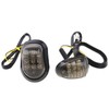 Micro Trader 2pcs Motorcycle Flush Mount LED Turn Signal Indicator