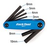 PARKTOOL AWS-11 Fold Up Hex Wrench Set, Size: 0.13 /