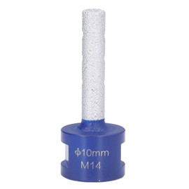 Diamond Finger Bit Vacuum Brazing Welding Milling Cutter M14 Thread for Porcelain Hard Ceramic10mm