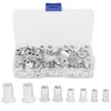 100pcs / box Aluminum Rivet Nut Threaded Rivet Insert Nut