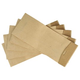 vhbw 5x Turbo Filter compatible with Metabo SX E 425, SX E 425 XL, SX E 450 Duo Electric Sander, Orbital Sander - paper-Dust Bag Set Brown