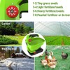 GARCARE 7.2V Rechargeable Seed Spreader-Power Spreader for Grass Seed Fertilizer
