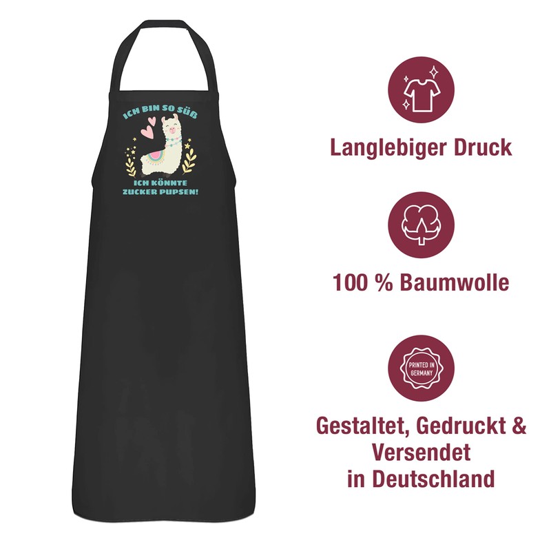 Shirtracer - Apron Gift - Funny - Adult - Lama