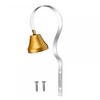 DONGKER Dog Training Bell, 18 cm Shop Owner Bell, Metal