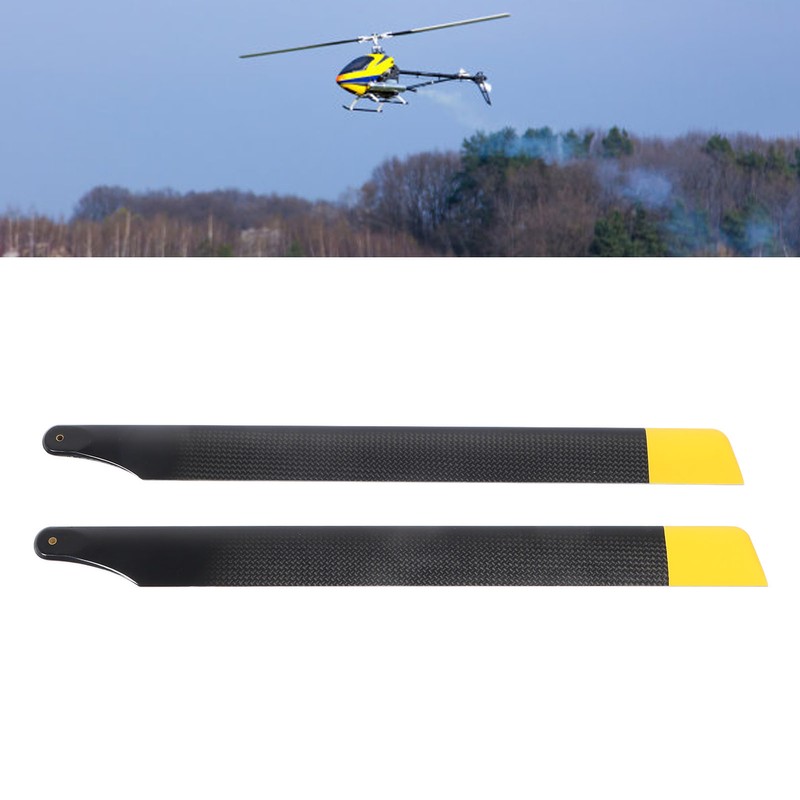 2PCS RC Helicopter Main Rotor Blade Efficient Power Conversion Low