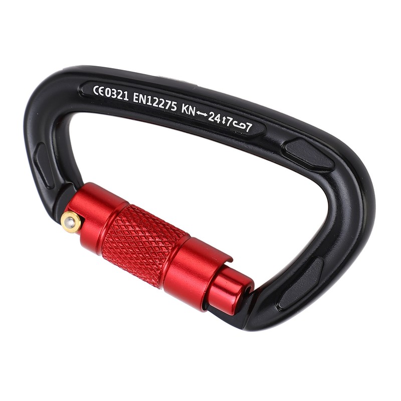 Auto Locking Rock Climbing Carabiner D Shaped Carabiner Yoga Hammock