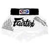 Fairtex BS0637 Superstitious White Muay Thai Boxing Short - Size: