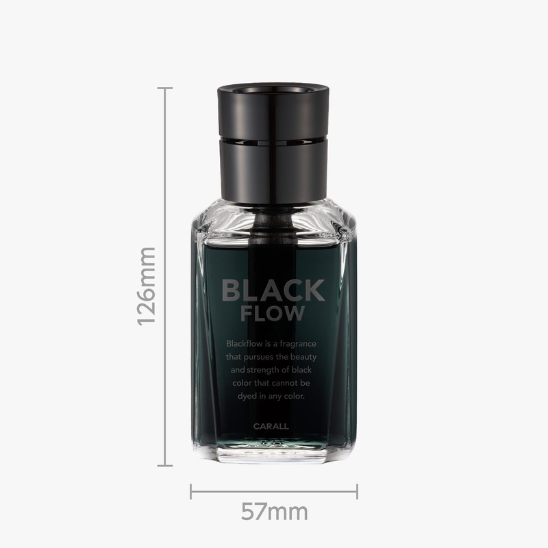 Harukado 3622 Carall Black Flow Liquid Black Silk