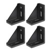 sourcing map Inside Corner Bracket Gusset, 80mm x 80mm for