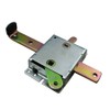 Fehr Garage Door Locking Side Latch Mechanism, Right Hand Throw, Zinc Plated