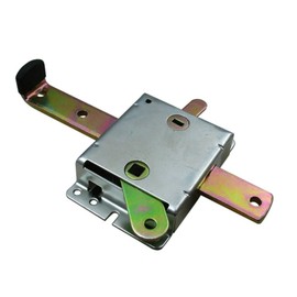 Fehr Garage Door Locking Side Latch Mechanism, Right Hand Throw, Zinc Plated