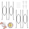 4 Pack Plate Hangers for Wall, Suitable for 8-10 inch