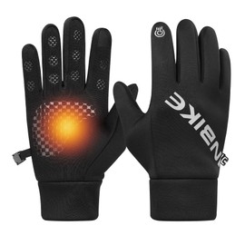 INBIKE Winter Gloves for Men Women Touch Screen Cold Weather Thermal Warm Anti-Slip Black Gloves