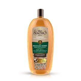 Tio Nacho Mexican Herbs Shampoo, Strengthening, Anti Hair Loss & Anti Breakage with Royal Jelly, Ginseng & Jojoba, Paraben & Cruelty Free, 32 Fl Oz