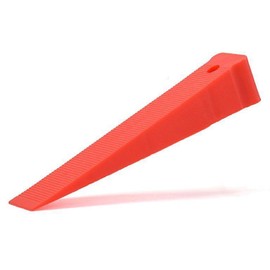 XIYAOXI Red Plastic Composite Shims and Leveling Wedges - Extreme Load Support, Never Rot, 6-Pack for Furniture, Door, Toilet Adjustments Stock Your Home