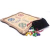 Ludo traditional wooden board game